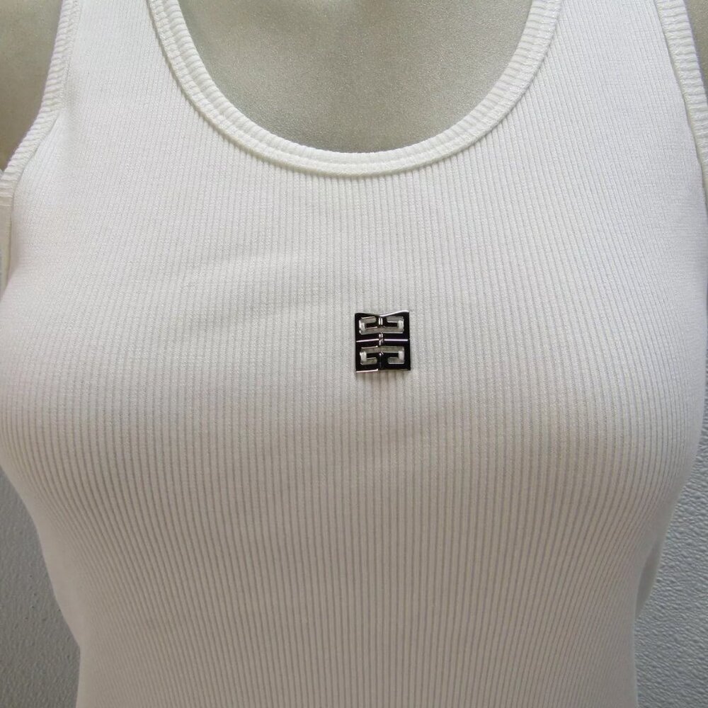 Givenchy White Logo Tank Top - Picture 8 of 14